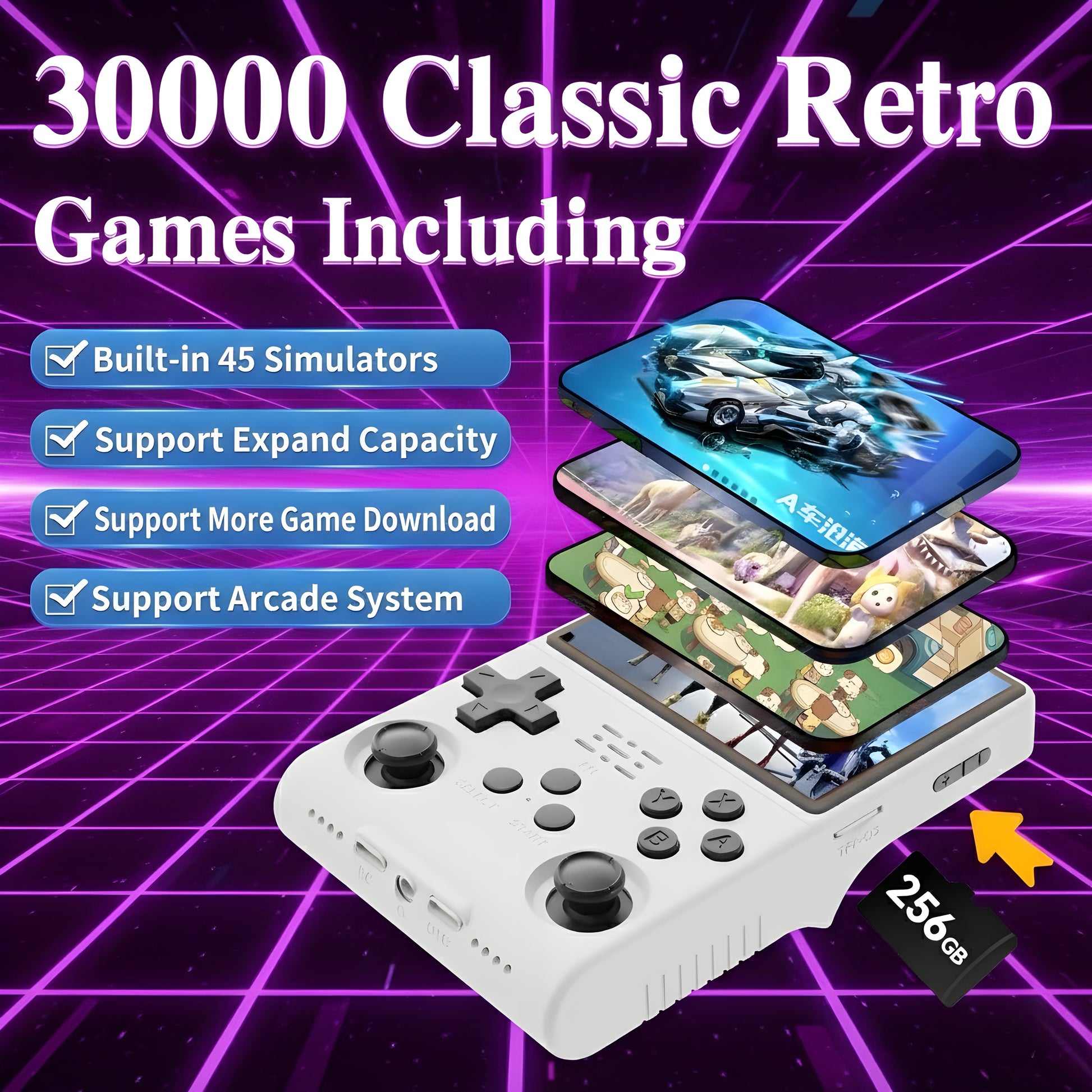 R36S Retro Handheld Video Game Console