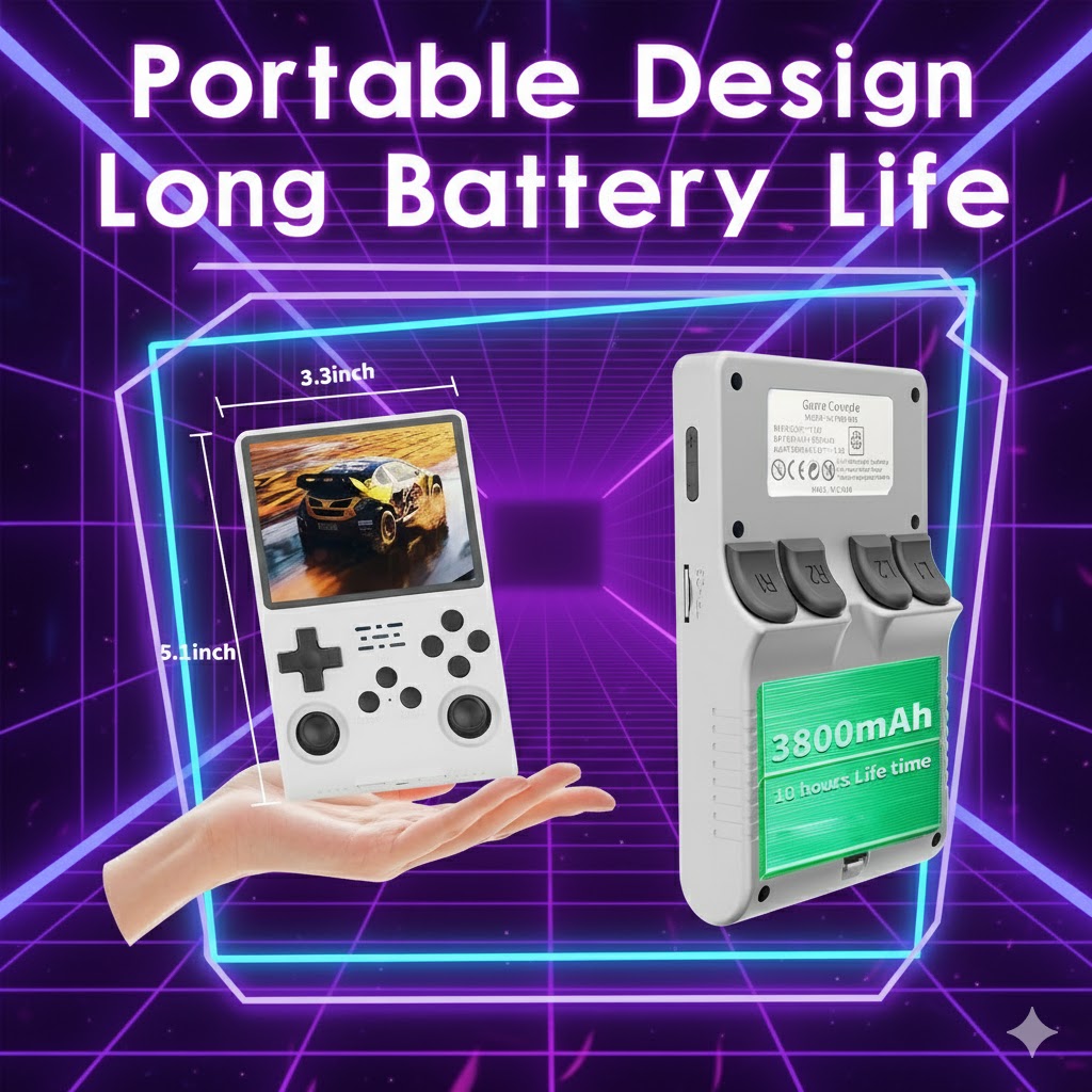 R36S Retro Handheld Video Game Console